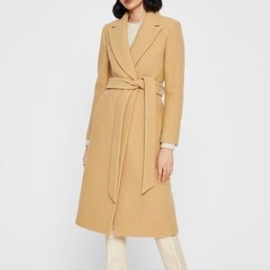 Camel Wrap Coat